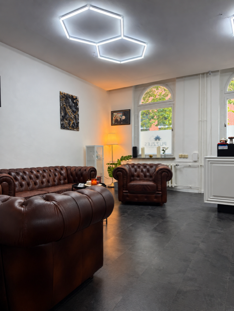 Wartebereich im Puzzles Studio