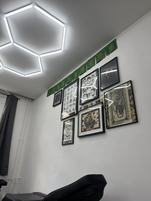 Tattoo-Arbeitsplatz im Puzzles Studio